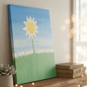 New Alpha Delta Pi Sunflower Canvas and Wall Art Decor